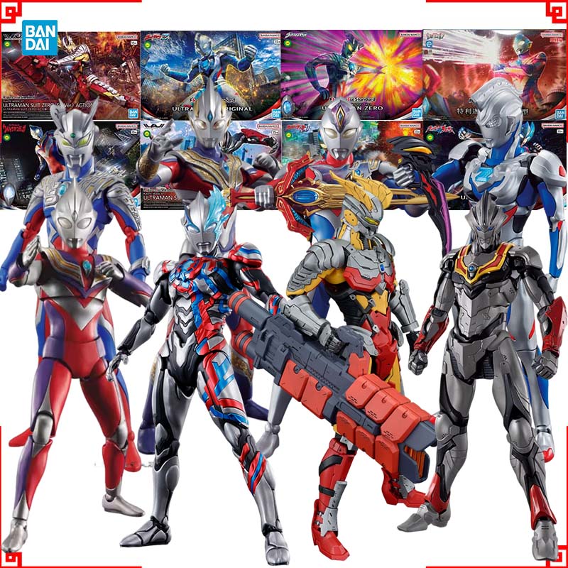 Model Kit Ultraman Zero - Bandai Ultraman Modellbausatz FRS Tiga Multi