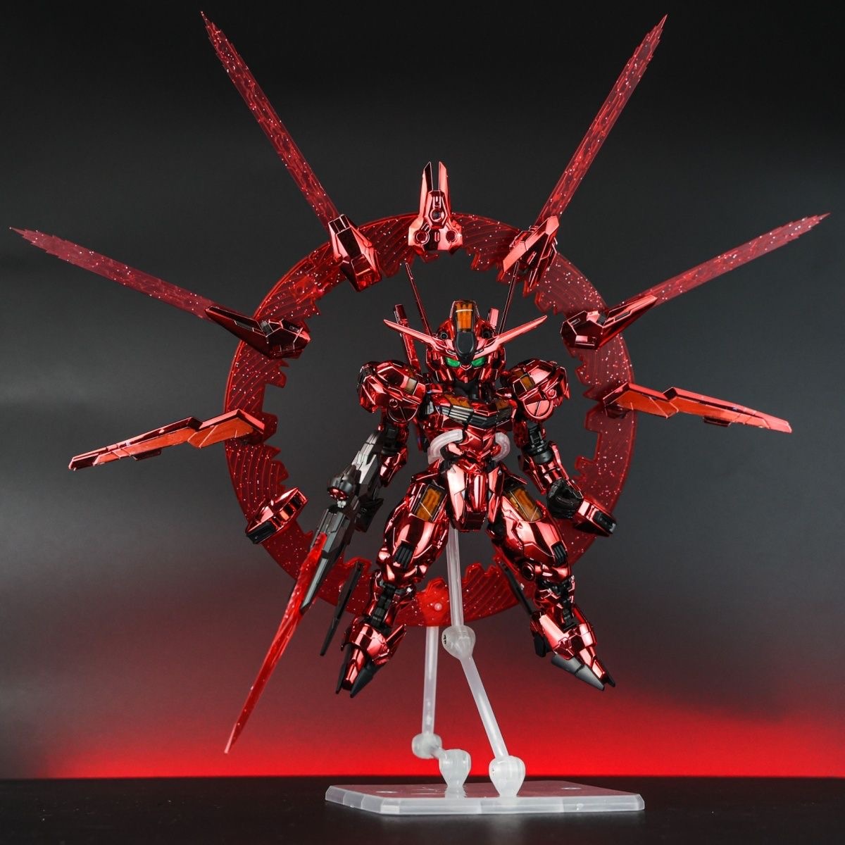 Model Kit Lancelot - MGSD Aerial Actionfigur XVX-016 Galvanisch Rot