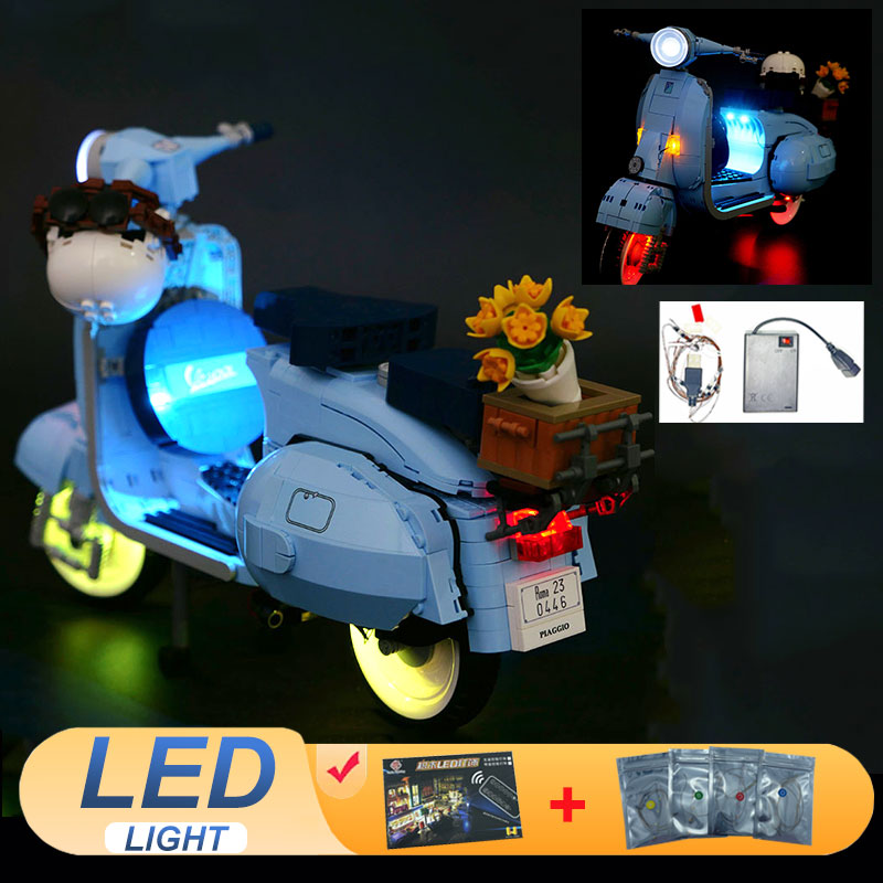 Model Kit Vespa - LED-Beleuchtungsset für LEGO 10298, römische Feiertage,