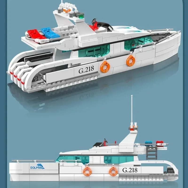 Mould King 857-teiliges 10218  – Model Kit Yacht Bewertung und Preis