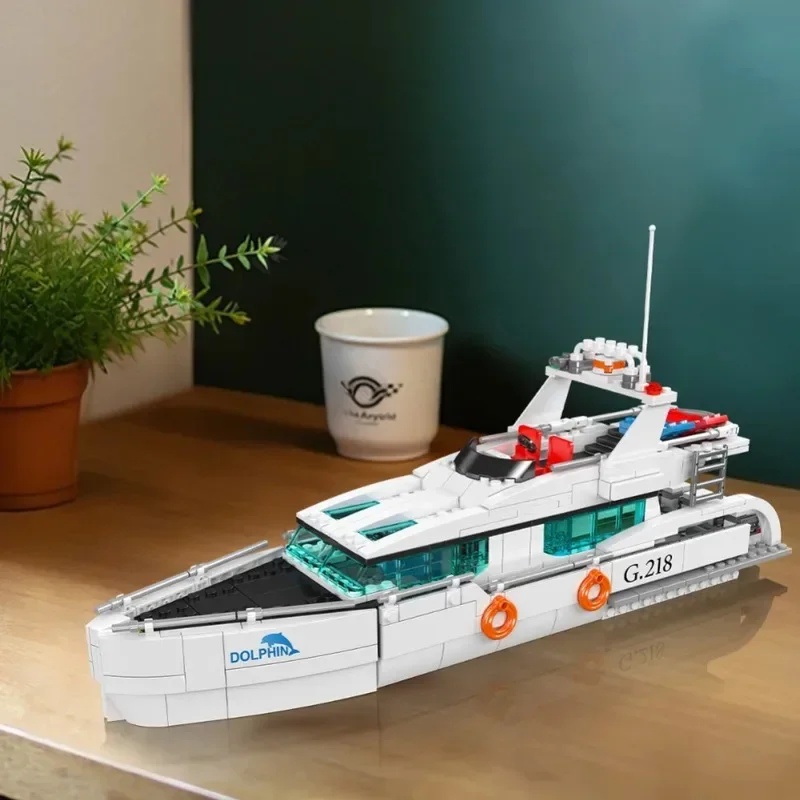 Mould King 857-teiliges 10218  – Model Kit Yacht Bewertung und Preis