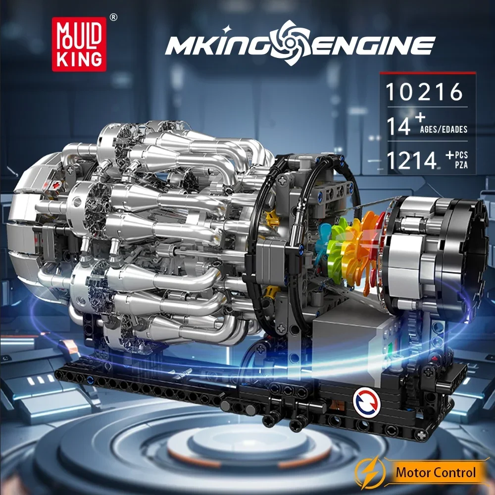 Mould King 10216 Turbojet Moto – Model Kit Engine Bewertung und Preis