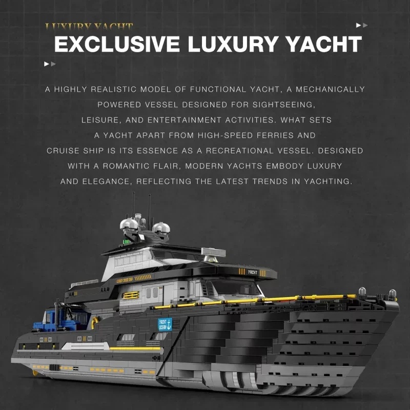Reobrix 66103 Riesige Luxusyac – Model Kit Yacht Bewertung und Preis